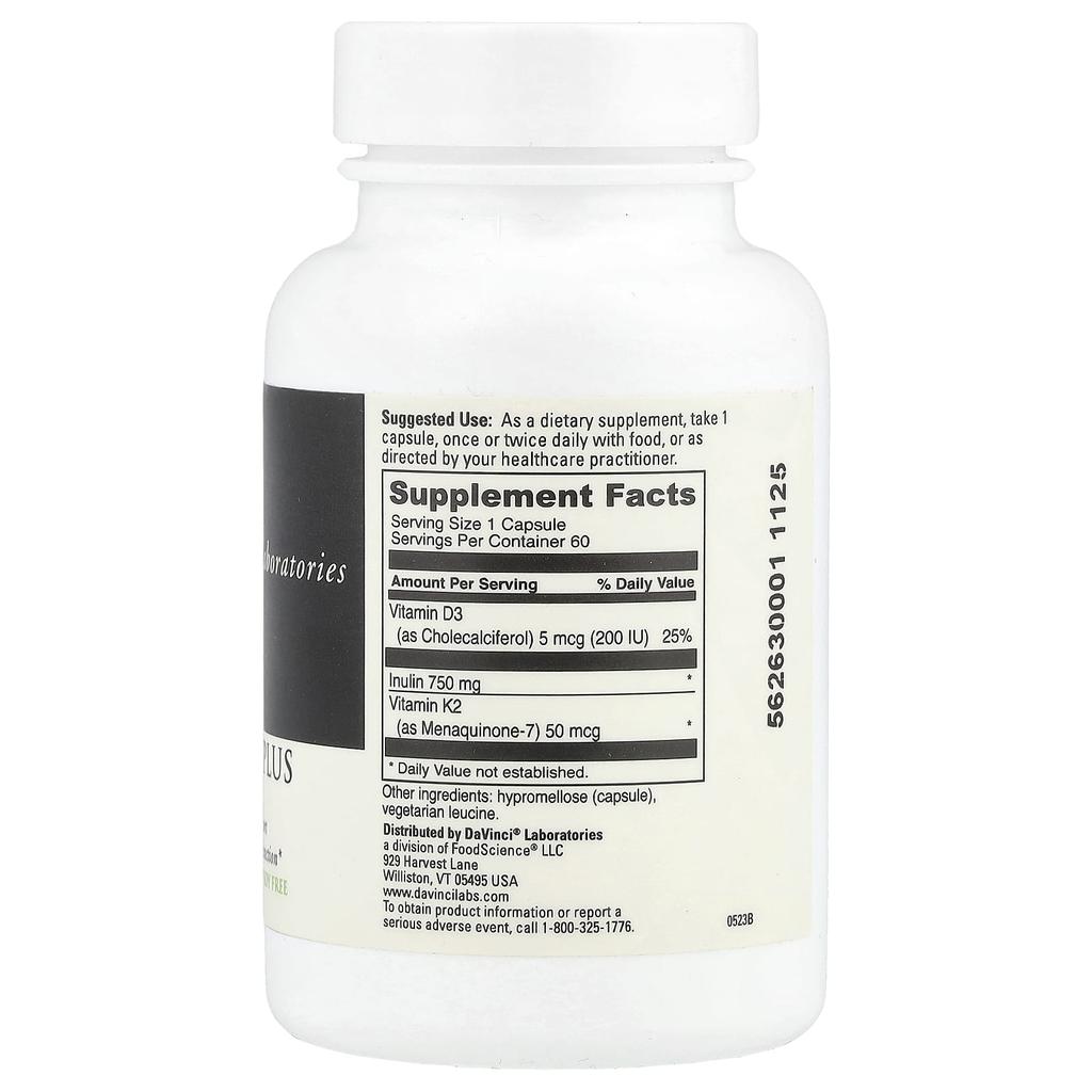 Vitamin K2 Plus, 60 Capsules