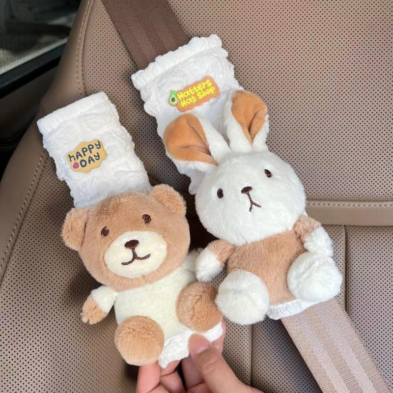 Women Cartoon Car Seatbelt Shoulder Pad Summer Anti Chafe Interior Accessory