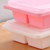 Лоток для кубиков льда Штабелируемый гибкий силиконовый лоток для кубиков льда большой емкости с защитой от перелива для дома
