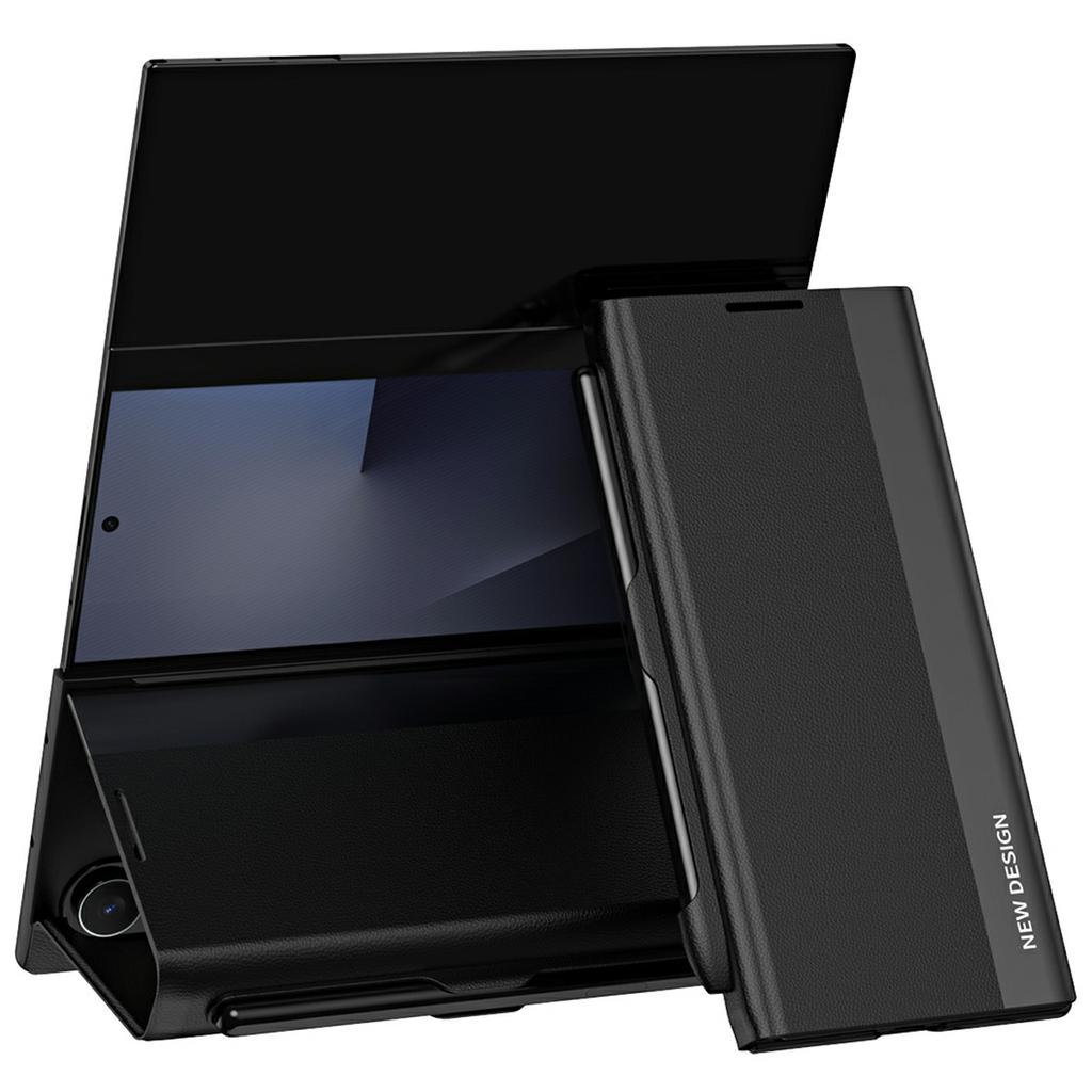 For Samsung Galaxy Z TriFold 5G Case Stand Shockproof Pen Slot PU + PC Phone Cover with Stylus