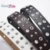 Star Style Double Exhaust Eye Punk Style PU Belt Decorative Trouser Belt
