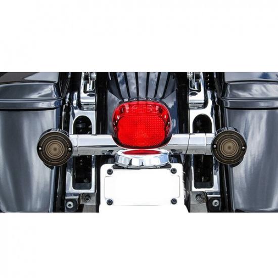 Защитный колпачок поворотника, затемненный, подходит для Harley Heritage Softail Touring 86-19