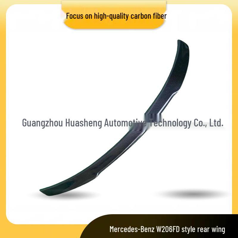 Mercedes-Benz C-Class W206 FD Style Carbon Fiber Rear Spoiler for C260/C200 Four-Door