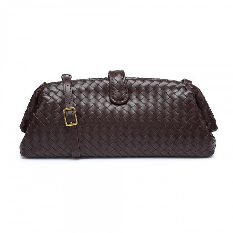 B Woven Clutch Bag Women Versatile Evening Crossbody