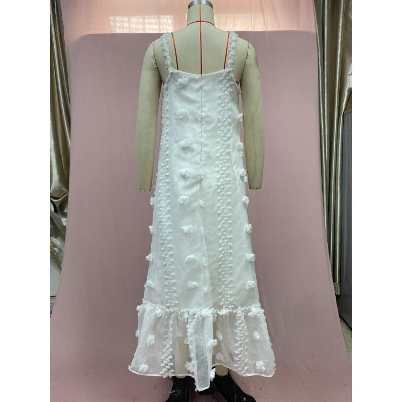 Женские темпераментные тонкие стереоплатья без рукавов с висячим вырезом