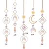 Suncatcher Crystal Wind Chimes Light Catcher Rainbow Prism Maker Chakra Crystal Hanging Pendant Window Home Garden Decoration