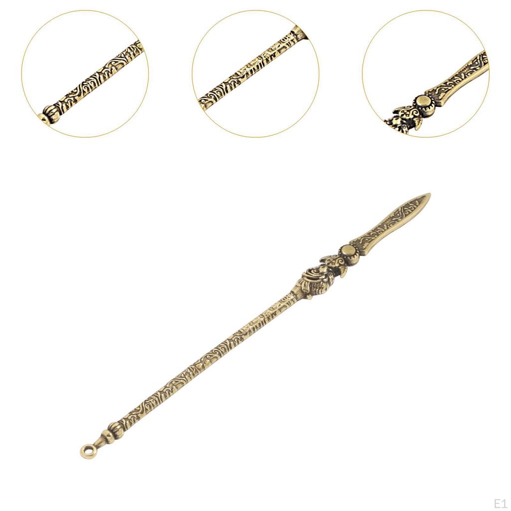 Brass Pendants Keyring Collection Creative Home Ornament Blade Model Figurine Jewelry Gift for