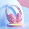 B39Pro Градиентная Bluetooth-гарнитура: Беспроводная, складная, накладная гарнитура для игр и мобильной связи.