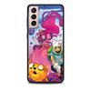 Fionna & Cake Case for Samsung Galaxy S23 S10e S10 S21 FE S22 S9 S24 Ultra S20 Plus Soft Black TPU Phone Cover Bumper