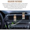 2 PCS Car Diffuser Air Freshener Bottles, Refillable Empty Glass Essential Oil Diffuser Vent Clip & Wooden Caps Sticks, Universal Aromatherapy