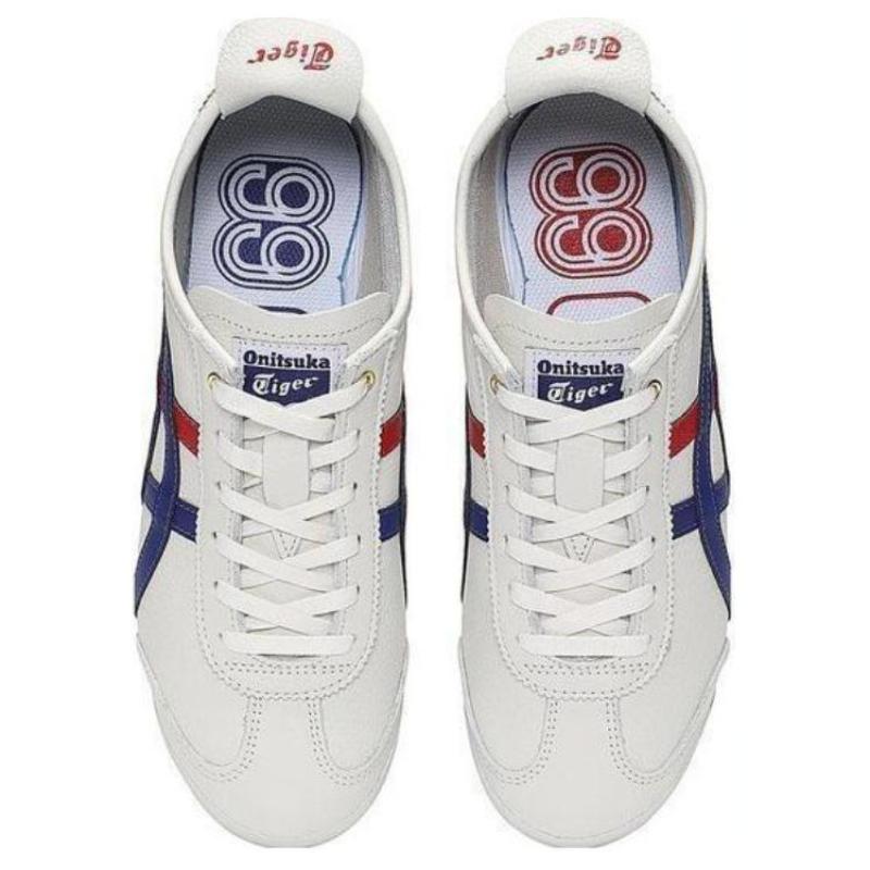 ONITSUKA TIGER Кроссовки Mexico 66 Белые Темно-синие Красные Золотые 1183B511-100