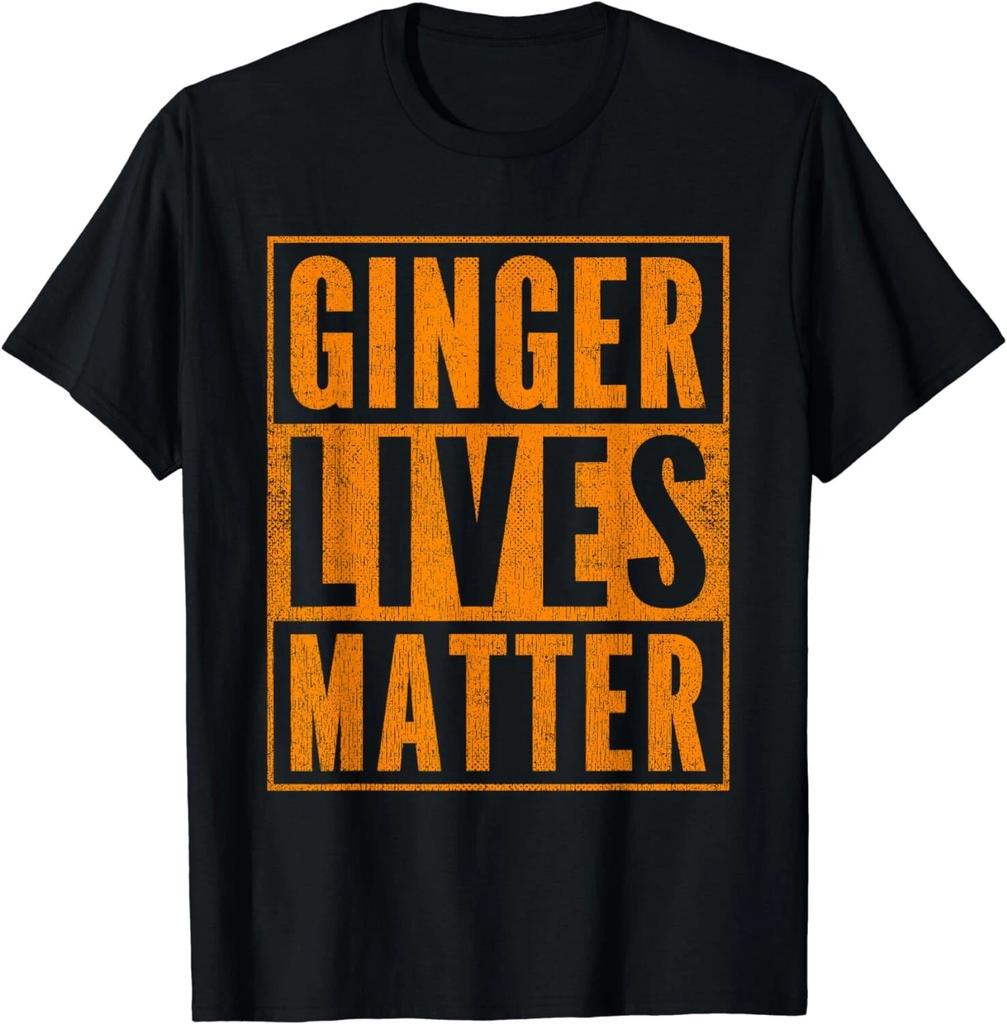 Funny Ginger Lives Matter Old School Graphic Redhead Gift Unisex T-Shirt