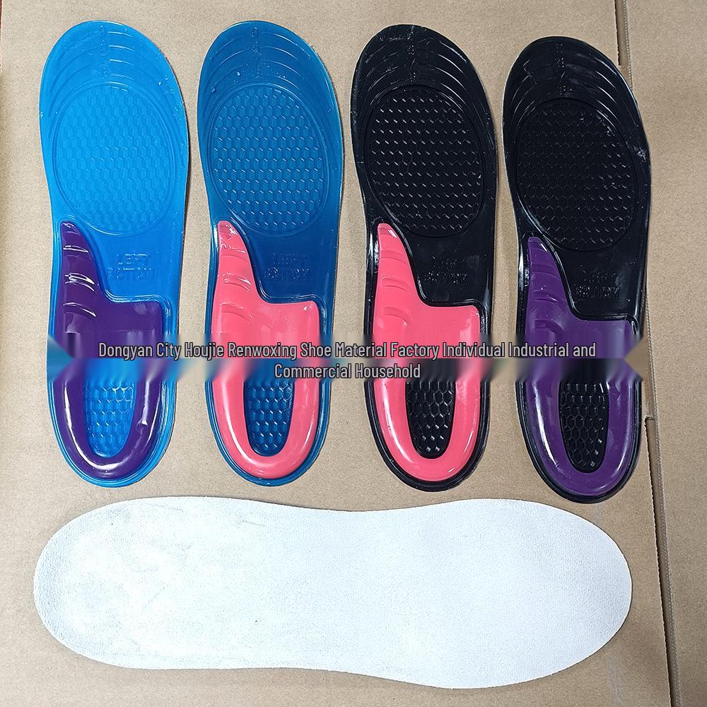 Hot-Selling Gel Insoles: Shock Absorption for Sports, Basketball, Football, Hiking, with Full Pad Massage and Sweat Absorption