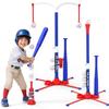 EagleStone Baseball Batting Tee Toy with 3 Play Adjustable Automatic Reinforced Tube Assembled Baseball Practice Exercise Improves Indoor and Outdoor