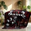 Custom Name Personalized The Vampire Diaries Print Blanket, Home Decor, Bedroom, Sofa, Camping, Couch, Gifts for Birthday Christmas