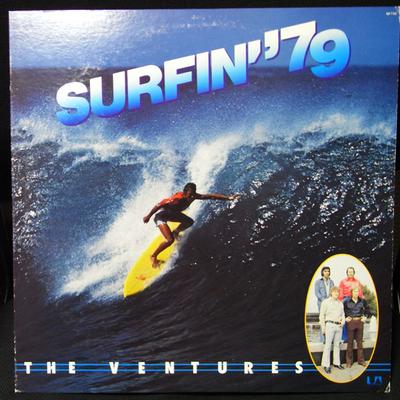 Виниловая пластинка VENTURES Surfin 79 GP733 UNITED ARTISTS 1979 Япония Obi Рок Б/у