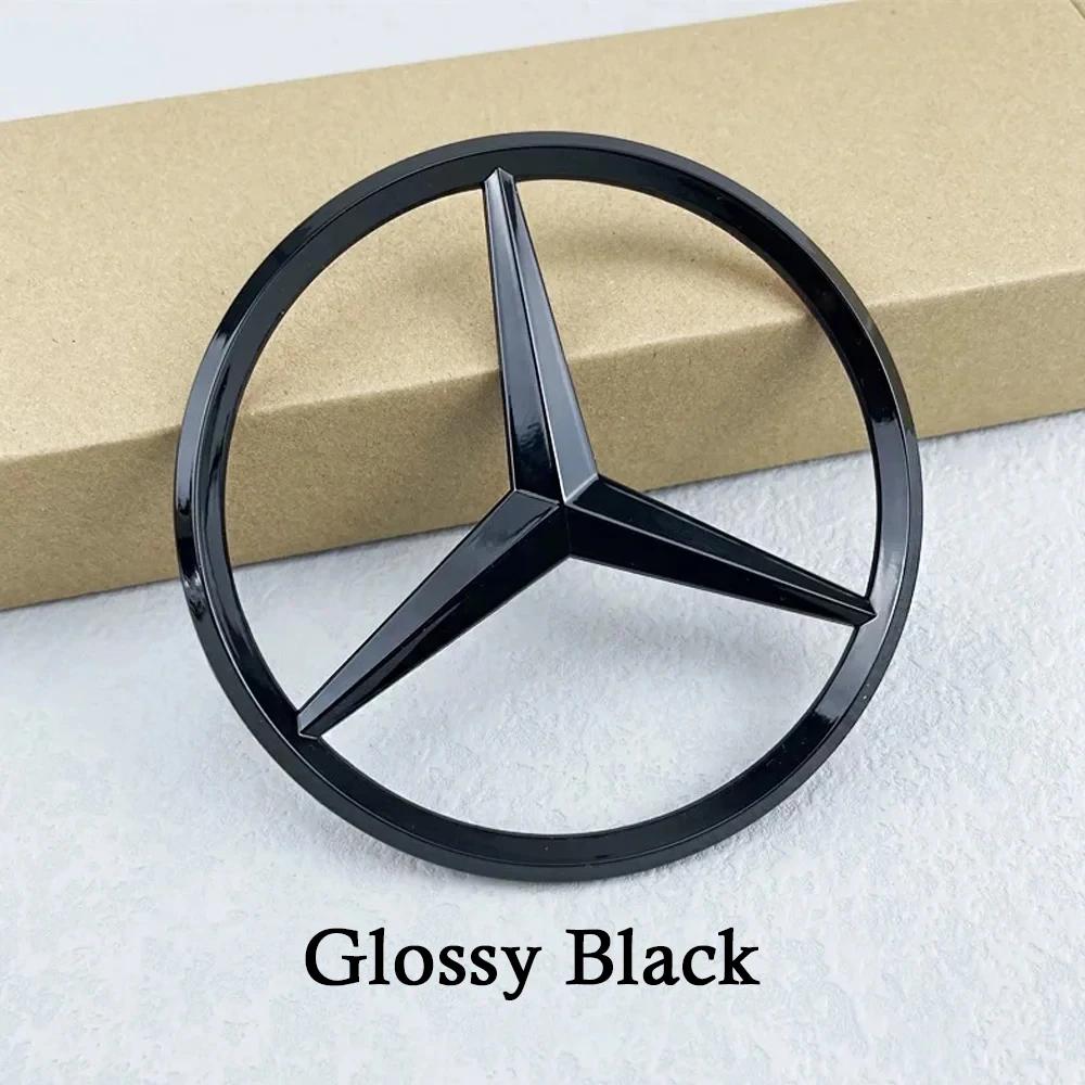 BQAZ9 Car Back Hood Emblem For Mercedes Benz W204 Class C 08-14 W205 Class C 15-21 Rear Trunk Logo Modification A204 A205 Accessorie