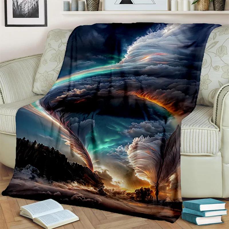 Одеяло Dream Natural Tornado Cloud Twister, мягкое одеяло для дома, спальни, кровати, дивана, пикника, путешествия, офиса, детское одеяло