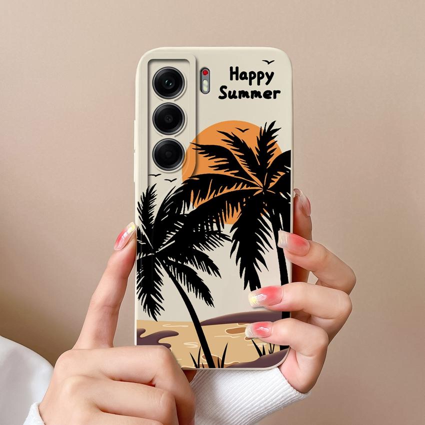 For Tecno Camon 40 Pro Spack 30 Pova 6 Neo Phone Case Pretty Starry Sky Cat Pattern Liquid Silicone Advanced Dustproof Protective Shell For Tecno Capa