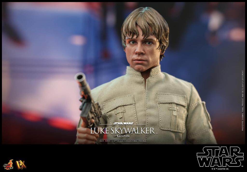 Movie Masterpiece DX Star Wars Episode Empire Strikes Back Luke Skywalker Scale Figure White Height 28cm 5/The (Bespin Version) 1/6 Approx.