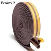 5M Window Door Excluding Draft Strip Self Adhesive Anti-Collision Sticky Seal KTY