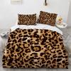 3D Print Animal Skin Bedding Sets Queen Quilt Cover Set King Sze Leopard Home Textile  Polyester Duvetcover 2Pcs Pillowcase
