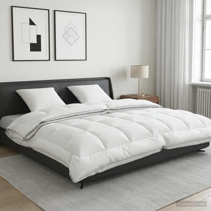 Maison Exclusive - Ensemble de couette et d'oreiller 3 pc 200x220 cm 4 saisons