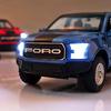 Новый 1:32 Ford Raptor F150 Пикап внедорожник литой металлический сплав модель автомобиля звук свет инерционный механизм коллекция детские игрушки подарки A188