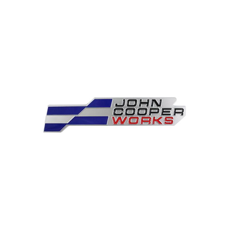 JOHN COOPER WORKS новая эмблема наклейки на автомобиль для BMW MINI JCW металлический рестайлинг логотип на задний багажник индивидуальность решетка кузова табличка с названием метка uq2