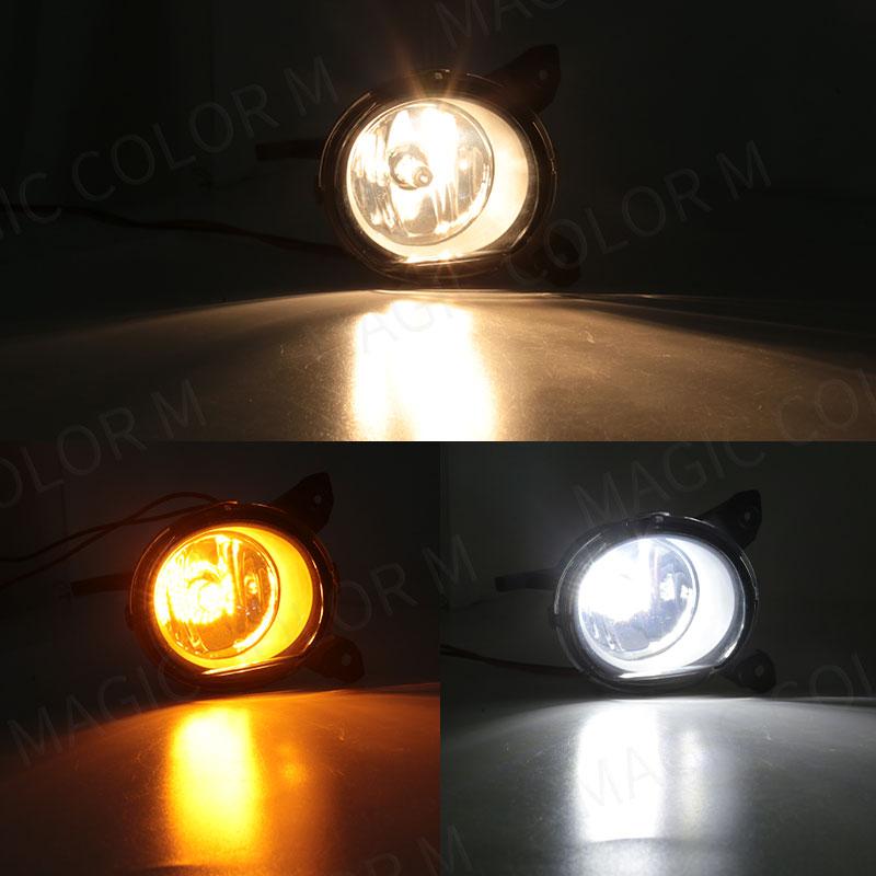 For Toyota Corolla 2004 2005 2006 European Version Fog Lamp DRL Daytime Running Lights Cover Grill Bezel Headlight Foglights 12V
