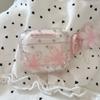 Pink polka dot star lily for AirPods 1 protective case Apple 1/1 generation wireless bluetooth headset cover
