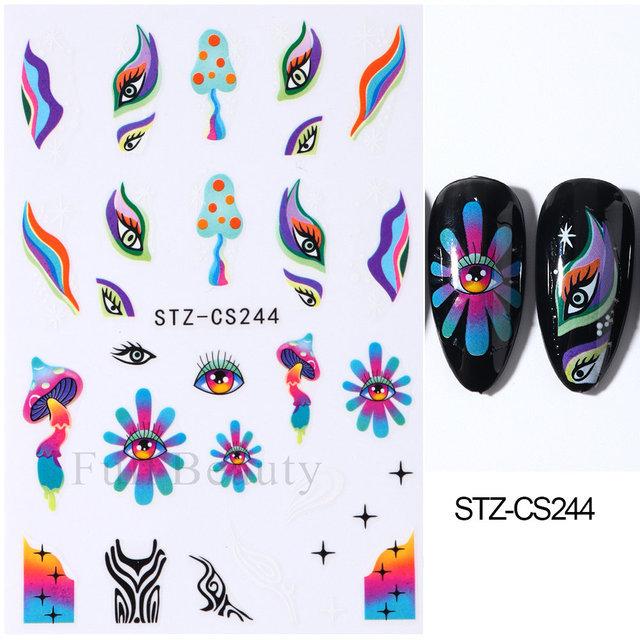 Nail Art Stickers Ins Cartoon Cute Puppy Bunny Niche Adhesive Nail Stickers
