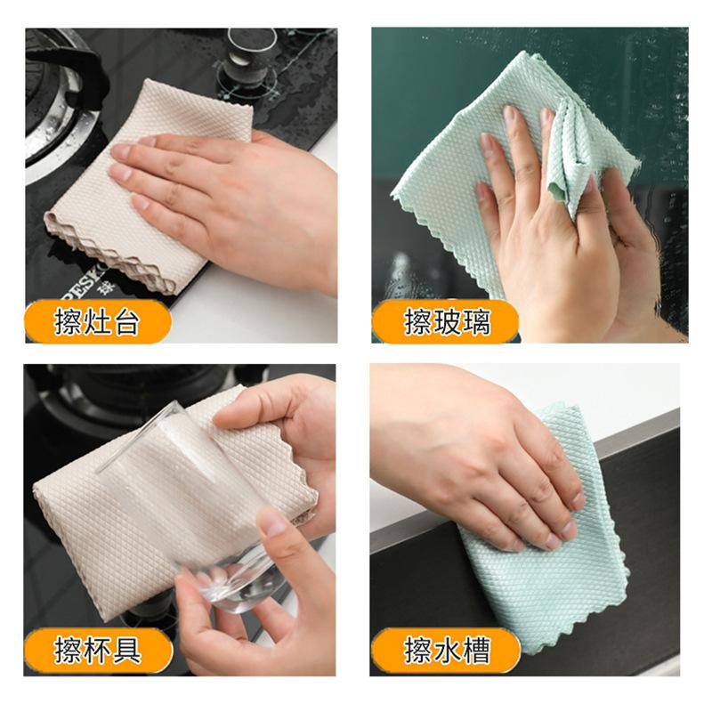 Wipe Cleaning Wipes 1Pcs 25*25cm/30*40cm Non Marking Absorbs Water Nanoscale Cleaning Cloth Cleaning Cloth Multi-Functional Reusable Accessories