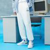 Li Ning Sports Fashion Series Cuffed Loose Knit Joggers Men Joggers Off-White AKLR529-2