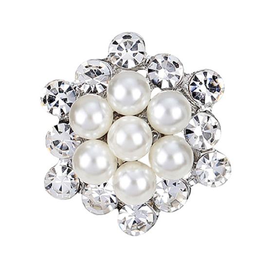 Brooch Pin Alloy Flower Brooch Pin for Wedding
