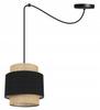 Hanging lamp, chandelier, ceiling lamp, boho jute lampshade