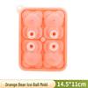Creative Bear Silicone Ice Tray Mold for Ice Balls, Popsicles, and Frozen Treats