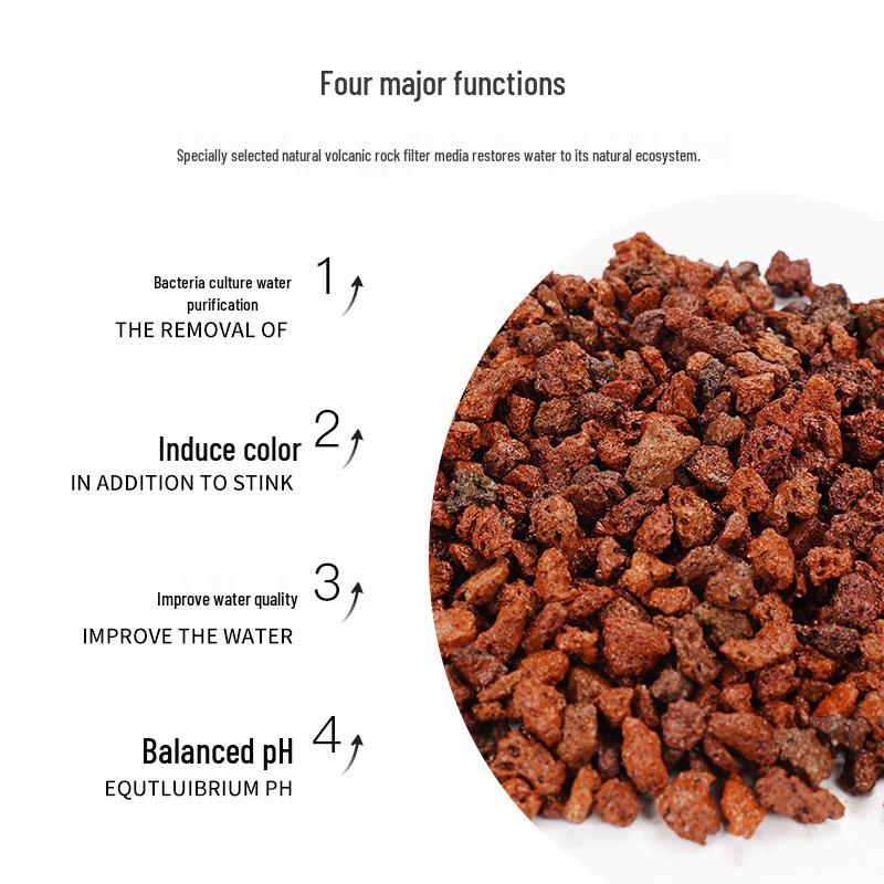 Volcanic Rock Granules for Landscaping, Fish Tanks, and Succulents