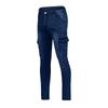 Мужские брюки из эластичного денима с рваными рваными джинсами Freyed Slim Fit с карманами