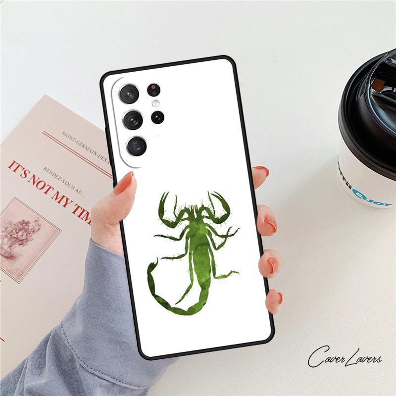 Чехол для телефона Скорпион Для Samsung Galaxy S24 S25 S23 S22 Ultra Note 10 20 Plus S20 S21 FE Чехол