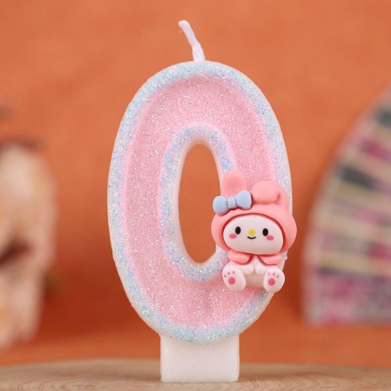 Cartoon Numbers Birthday Candles Cake Decoration Creative Handmade Candles Party Holiday