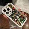 Ae105 Happy New Year art Christmas чехлы для телефонов Huawei P30 Pro P40 Lite Honor 90 Lite X9 Infinix Hot 40 Smart 8 Angel Eye Ladder защитный чехол