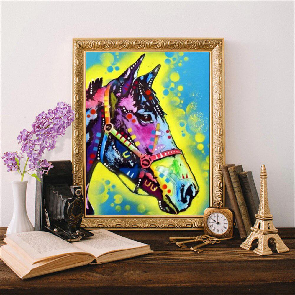 Diamond Embroidery Sale Horse 5D DIY Diamond Painting Mosaic Cross Stitch Animal Home Decoration