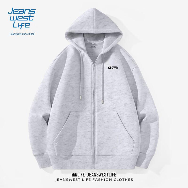 Толстовка с капюшоном на молнии для мужчин JEANSWEST LIFE
