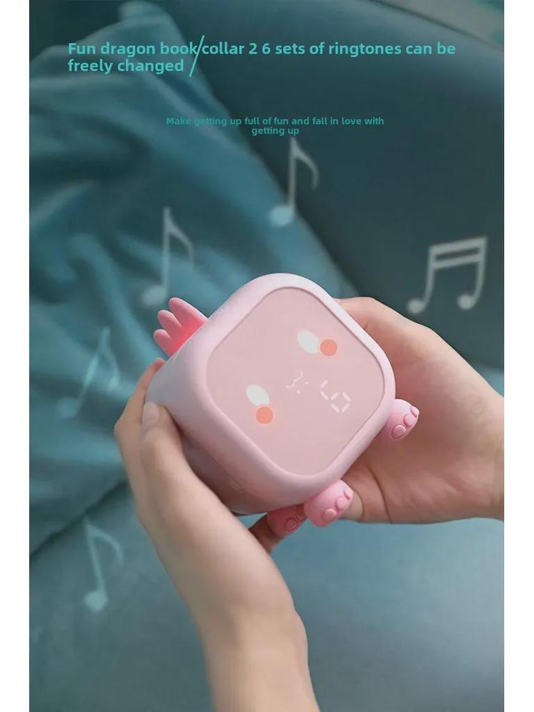 Креативный светодиодный будильник Dragon с голосовым управлением временем и ночником для детей и студентов