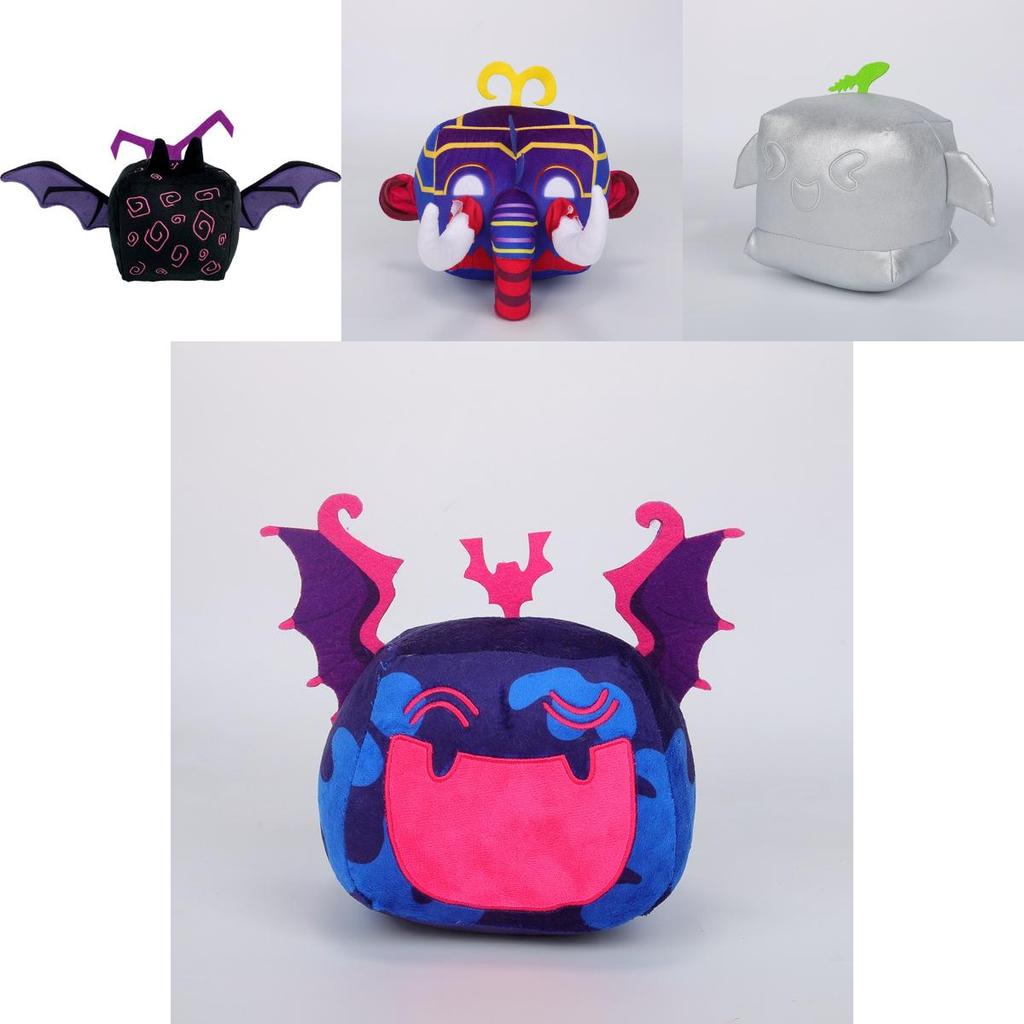 Плюшевая игрушка Blox Fruits Леопард Коробка Короткий плюш Чучело животное 15 см высота