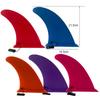 9inch Surf & SUP Single Fin Detachable Center Fin Replacement Quick Release Paddle Board Fin For Longboard, Surfboard And Paddleboard