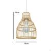 Ceiling Pendant Lamp Shade Made of Wicker for Lamp, Hanging Floor