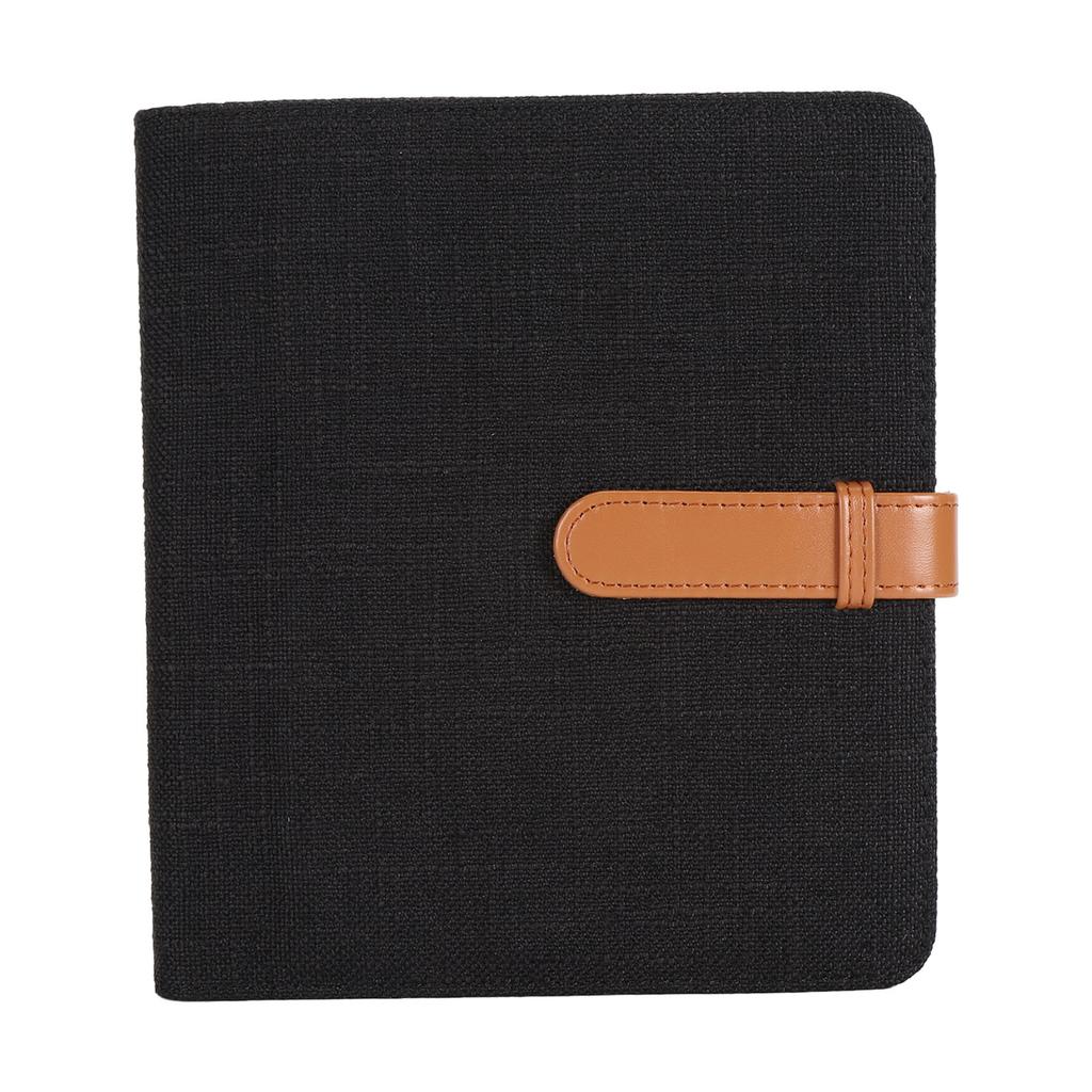 Льняной твердый переплет 3-дюймовый фотоальбом большой вместимости универсальный 288 карманов для фотографий альбом с льняной обложкой