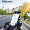 WUPP CS-051A2 Motorcycle Phone Holder Mirror Mount Anti-Shock Phone Bracket